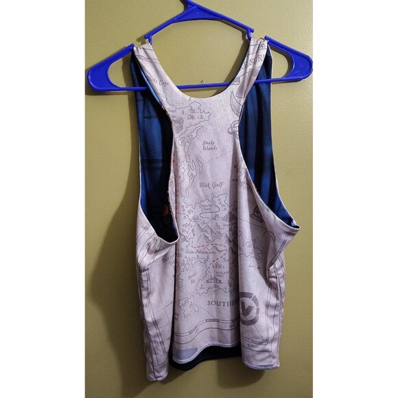 Premium Sportswear Pirate-Themed Reversible Tank S - Picture 4 of 5